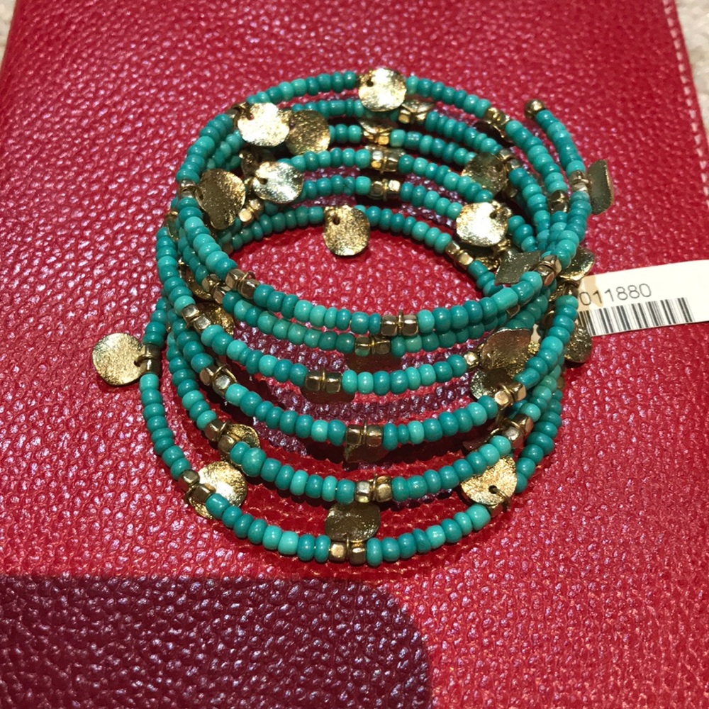 Fun elastic and beaded bracelet